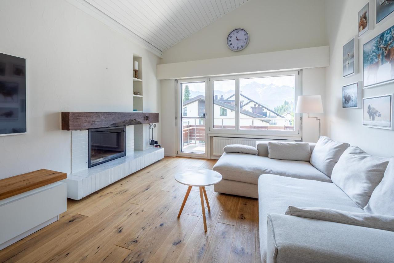 Apartmán Casa Curnera 8 Laax Exteriér fotografie